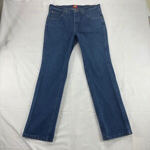Wrangler Jeans Mens‎ 36 Slim Fit Blue Denim Cowboy Western Workwear Classic